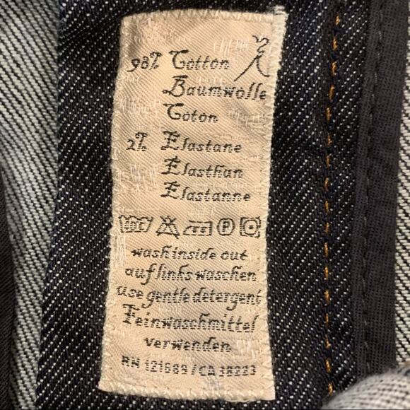 Drykorn Straight Leg Dark Wash Jeans 34 x 34 - Picture 7 of 7